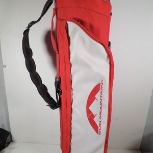 Vintage Sun Mountain Small Lightweight Golf Stand Carry Bag, Red & White
