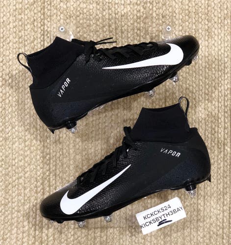 Nike Vapor Untouchable Pro 3 D Football Cleats Black Mens size 12.5 A03022-010