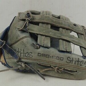 Rare SSK DPG-600 Blue Leather Softball Baseball Glove 12.5"