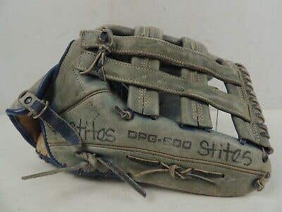 Rare SSK DPG-600 Blue Leather Softball Baseball Glove 12.5"