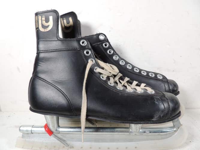 Vintage rally bobby orr Black Ice Hockey Skates Men's Size 11