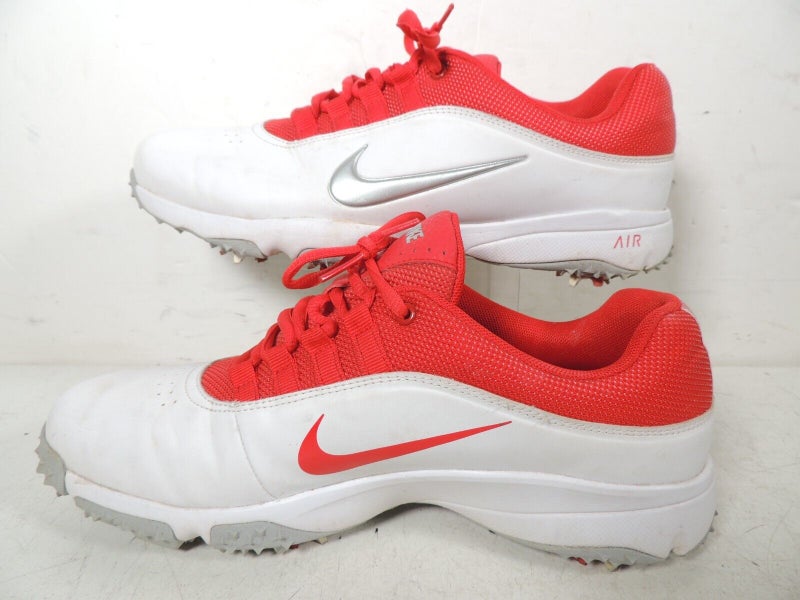 NIKE AIR RIVAL 4 Golf Shoes, & White Softspike Size (818728-101) |