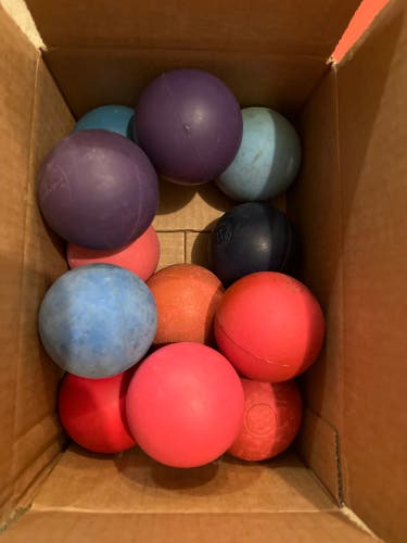 Color 12-Pack Lacrosse Balls