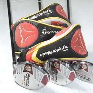 TaylorMade Burner HT 3&5 Fairway Woods, 3 Hybrid Set RH Regular Graphite #155021