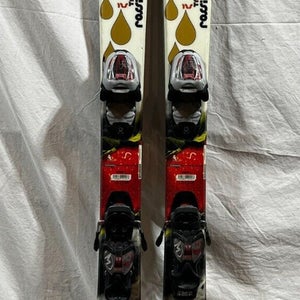 Rossignol Trixie Pro 125cm Twin-Tip Girls Skis Marker 4.5 Bindings Fast Shipping