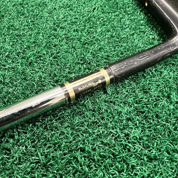Vintage Black Slotline Heel Shafted Right Handed Putter Blade 36" MRH
