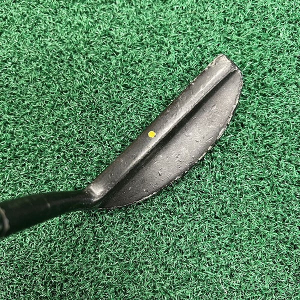 Vintage Black Slotline Heel Shafted Right Handed Putter Blade 36" MRH