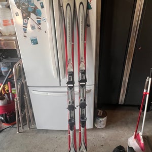 K2 2500 SALOMON ESCAPE All Mountain Skis 165cm with Bindings GOOD CONDITION NEEDS TUNING