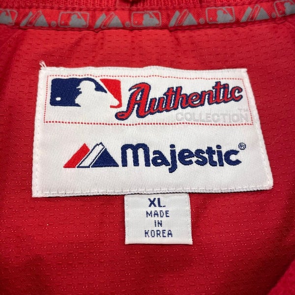 Men's Majestic Red/Navy Washington Nationals Authentic Collection