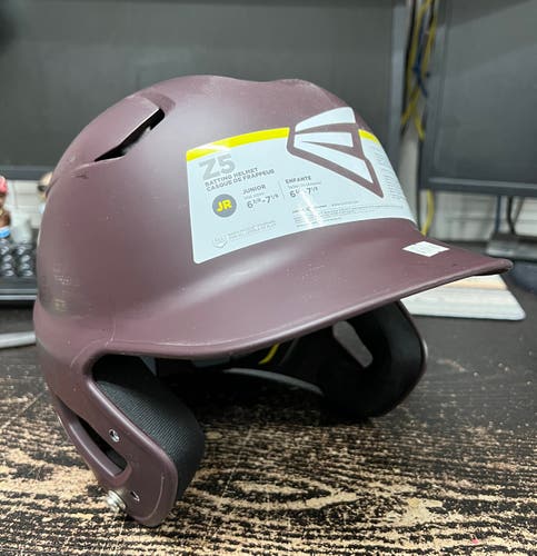 New Easton Z5 Batting Helmet - Maroon - Jr. 6 1/8 - 7 1/8