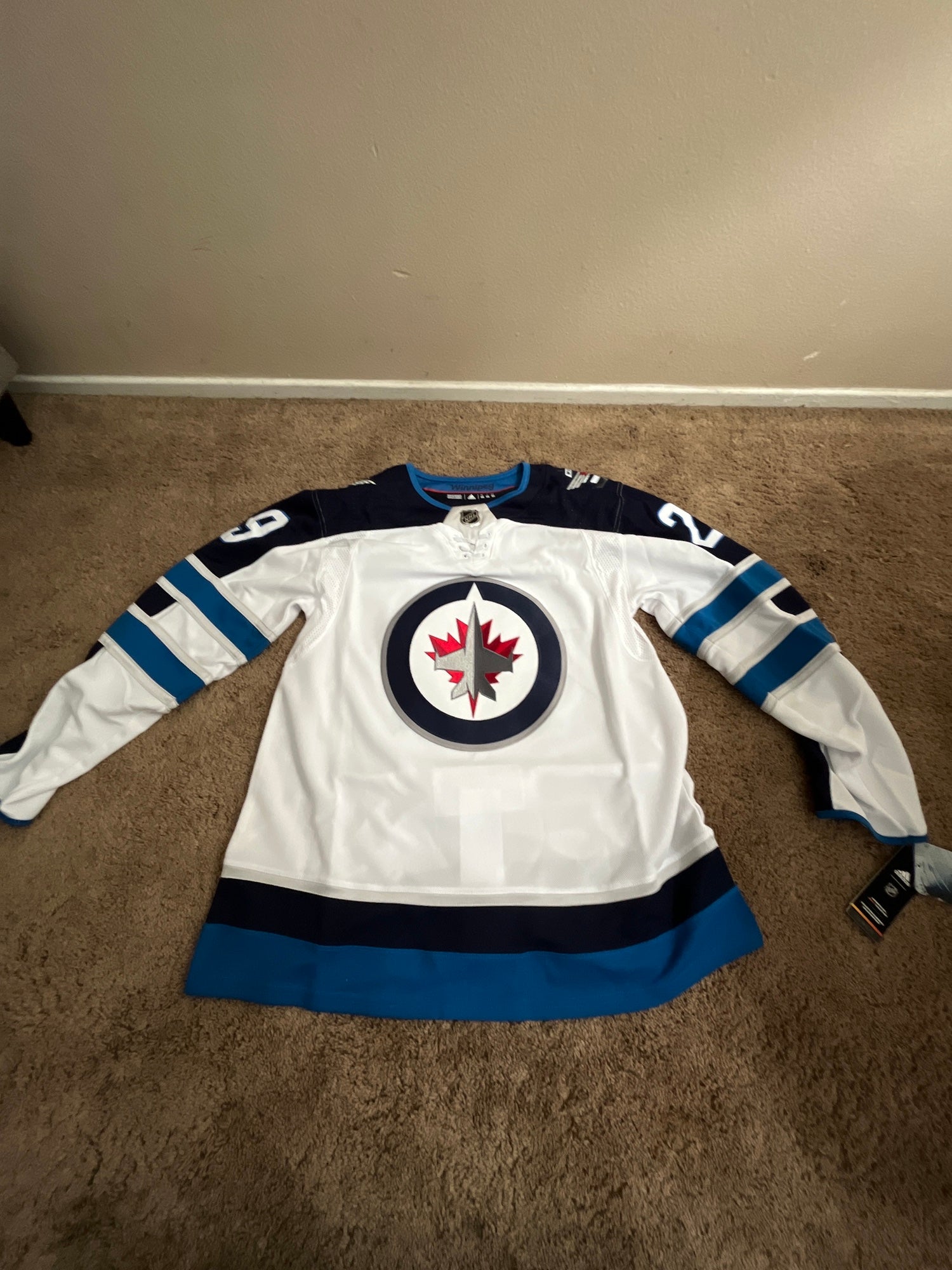 Patrik Laine signed Winnipeg Jets Adidas Authentic Adizero jersey