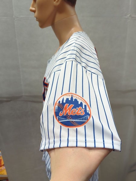 100% Authentic Majestic MLB New York Mets Black Jersey - Size 52