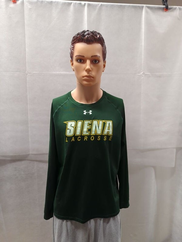 Siena Saints Under Armour Performance Long Sleeve T-Shirt - Green