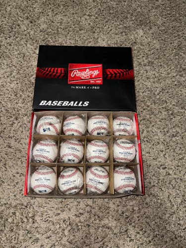 ( 1 Dozen ) ( MiLB ) Rawlings Baseballs