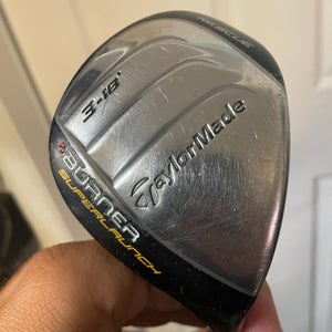 Taylormade burner 3 wood 18 deg super launch in right handed