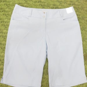 LADIES * Adidas ESSENTIALS Golf Bermuda Shorts - Size 6, Light Blue