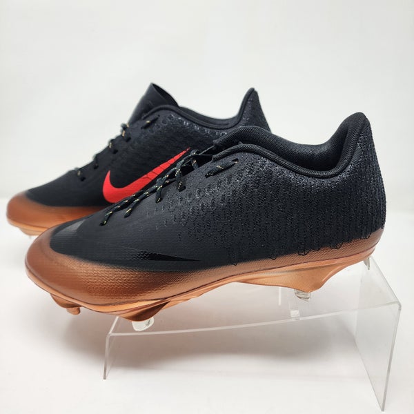 Nike Lunar Vapor Ultrafly Elite Baseball Cleats Black Orange