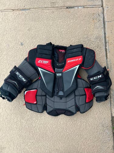 Used Large CCM Extreme Flex Shield II Goalie Chest Protector