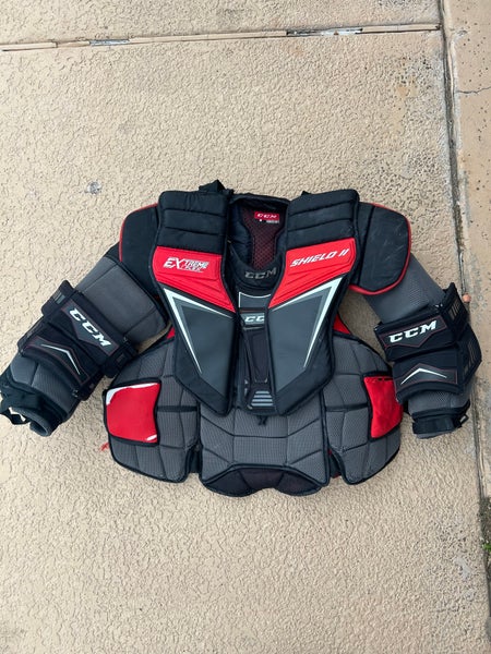 Used Large CCM Extreme Flex Shield II Goalie Chest Protector
