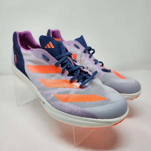 Adidas Track & Field Shoes Mens 11 Purple Adizero Avanti TYO 3 Stripes Mesh