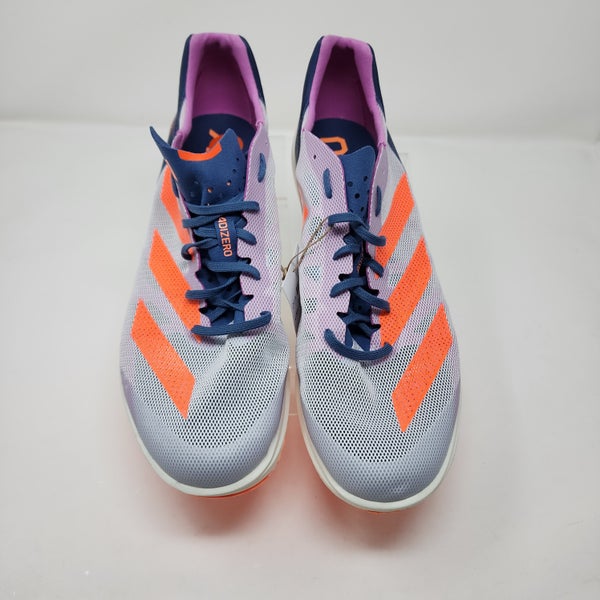 Adidas Track & Field Shoes Mens 11 Purple Adizero Avanti TYO 3 Stripes Mesh