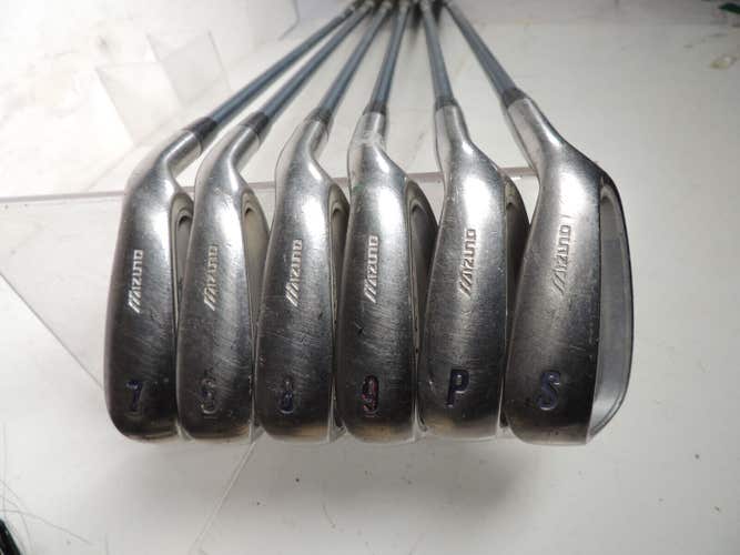 Mizuno TAVA Women's Iron Club Set 6- PW, SW with Graphite Lady Flex Shafts RH