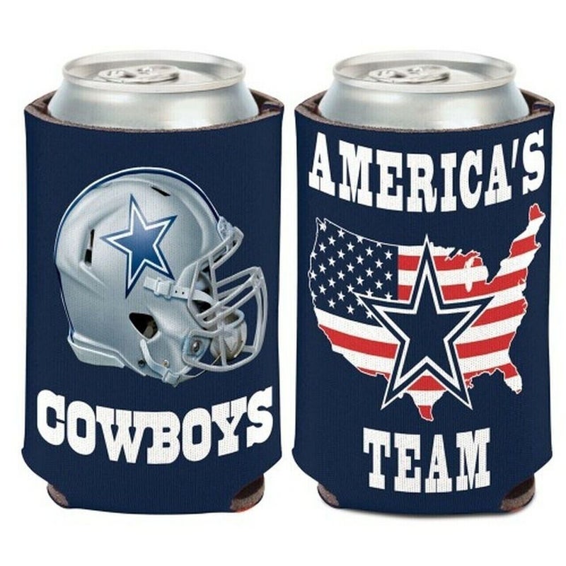 Dallas Cowboys Slogan Design NFL Can Cooler " AMERICA'S TEAM "