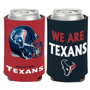 Houston Texans Slogan Design NFL Can Cooler " WE ARE TEXANS "