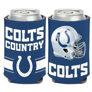 Indianapolis Colts Slogan Design NFL Can Cooler " COLTS COUNTRY "
