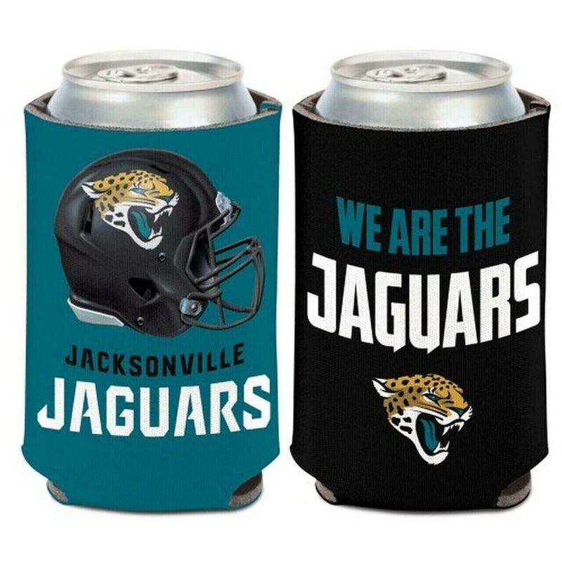 Jacksonville Jaguars Slogan Design NFL Can Cooler " WE ARE THE JAGUARS "