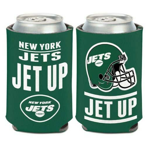 New York Jets Slogan Design NFL Can Cooler " JET UP "
