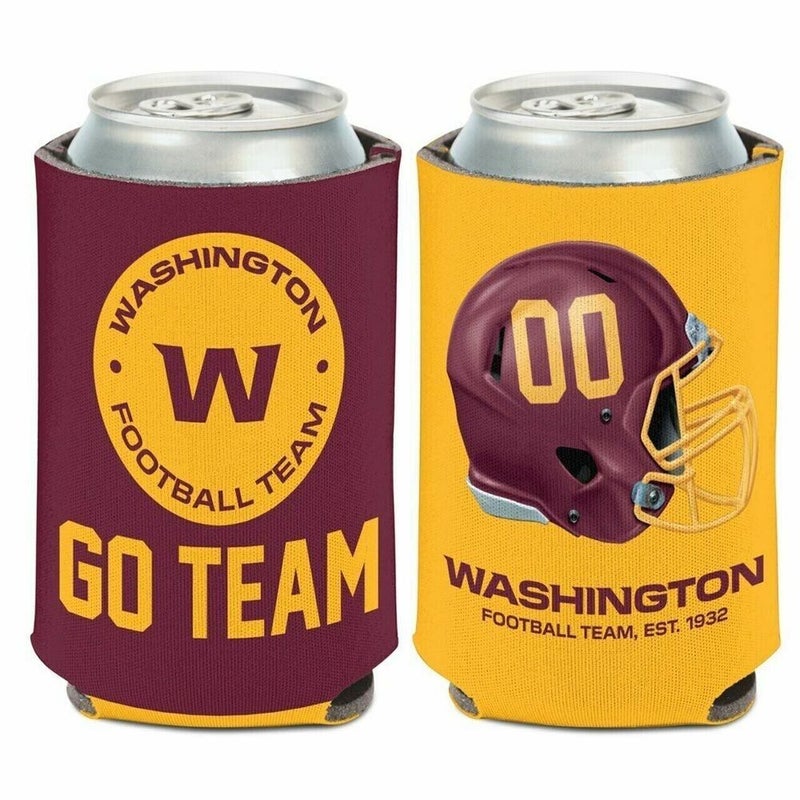 Washington Football Team Slogan Design NFL Can Cooler " GO TEAM "