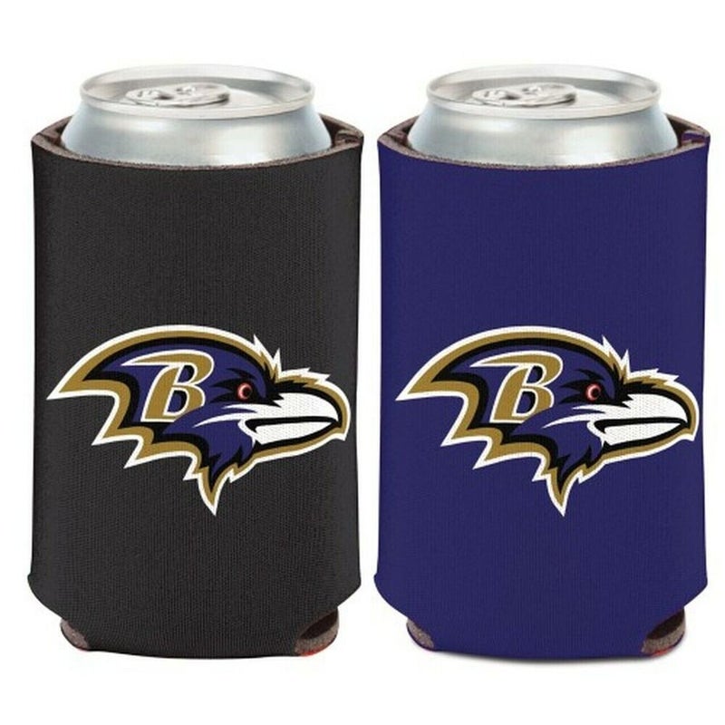 Baltimore Ravens Can Cooler Two Sided Design NFL Collapsible Koozie