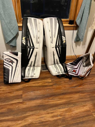Brian’s subzero pads with Optik glove and blocker