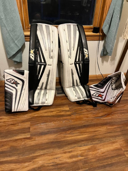 Brian’s subzero pads with Optik glove and blocker