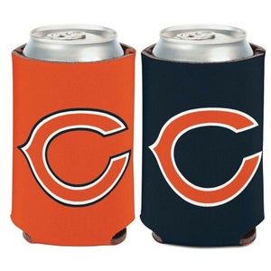 Chicago Bears Can Cooler Two Sided Design NFL Collapsible Koozie