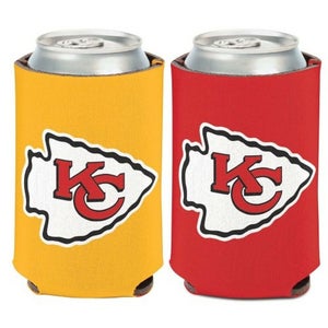 Kansas City Chiefs Can Cooler Two Sided Design NFL Collapsible Koozie