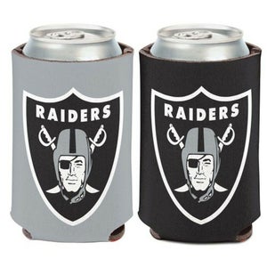 Las Vegas Raiders Can Cooler Two Sided Design NFL Collapsible Koozie