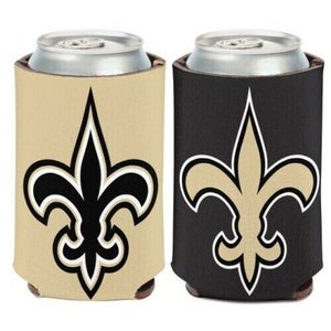New Orleans Saint Can Cooler Two Sided Design NFL Collapsible Koozie