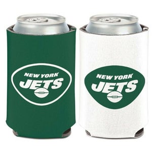 New York Jets Can Cooler Two Sided Design NFL Collapsible Koozie