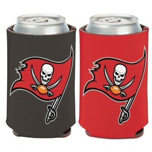 Tampa Bay Buccaneers Can Cooler Two Sided Design NFL Collapsible Koozie