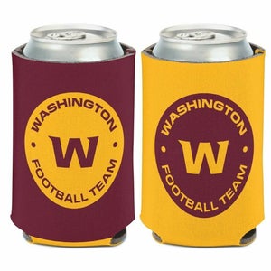 Washington Football Team Can Cooler Two Sided Design NFL Collapsible Koozie