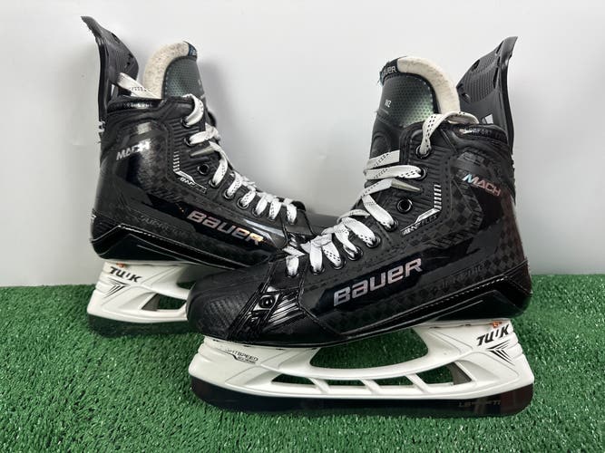 7.5D Fit 2 Custom Bauer Supreme Mach Ice Skates LS PULSE Ti Felt Tongue