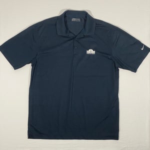 NIKE Fit Dry Men's Size XL Short Sleeve Performance Club Logo Polo Golf Shirt