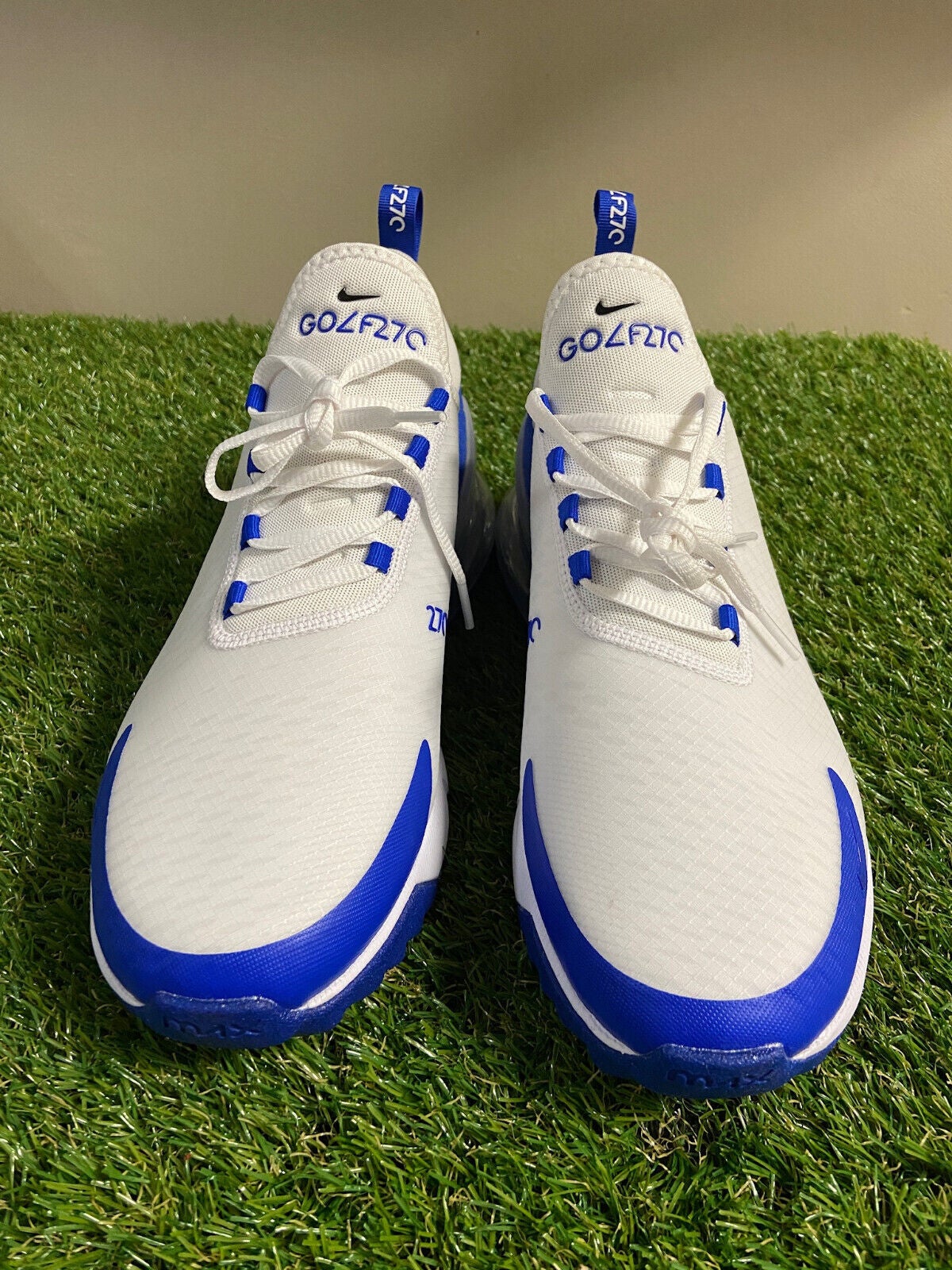 Nike Air Max 270 G Golf Shoes Men's Size 9.5 White Racer