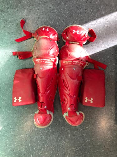 Used Under Armour Catcher's Leg Guard (13")