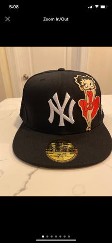 Yankees Betty Boop 7 3/8 fitted cap