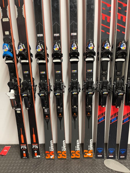 Dynastar World Cup GS Race Skis—25m radius, 182 cm, GREAT SHAPE