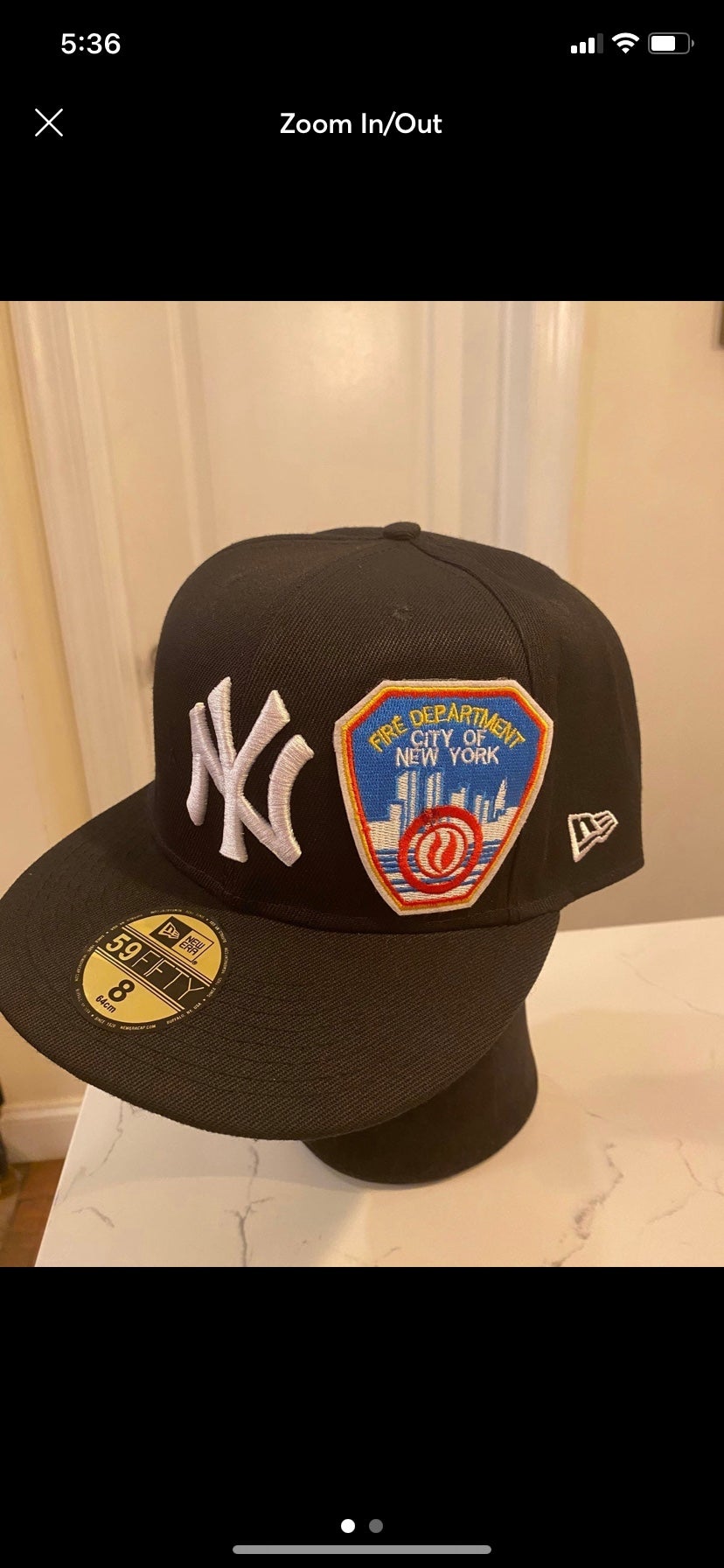 New Era Fitted Fdny 7 1/4 New York Mets By Spugg