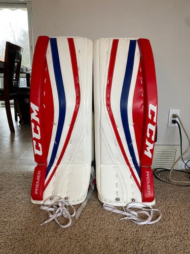 Like New 33+2 CCM Premier Pro Goalie Leg Pads